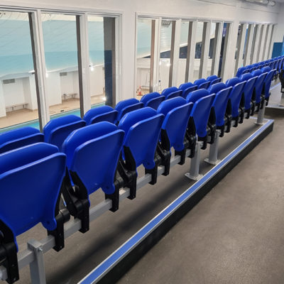 armthorpe sports centre spectator seating project installation 4