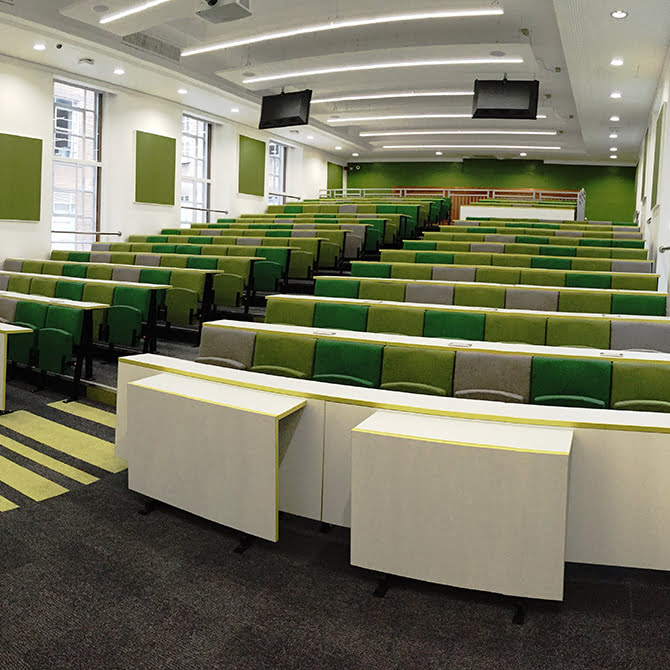 aston university lecture theatre seating project installation 2