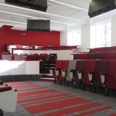 aston university lecture theatre seating installation 3