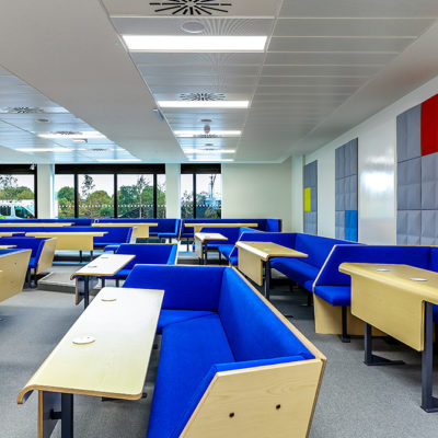 imperial college london collaborative bench seating installation 3