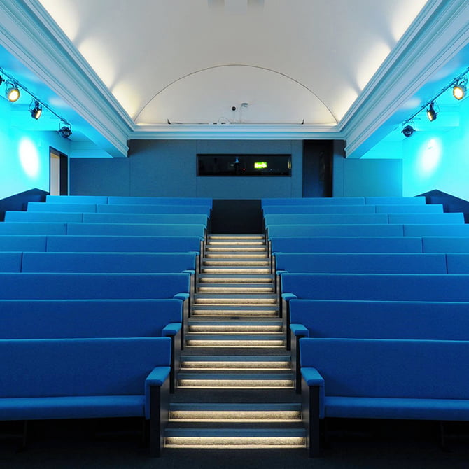 london science museum auditorium seating installation 3
