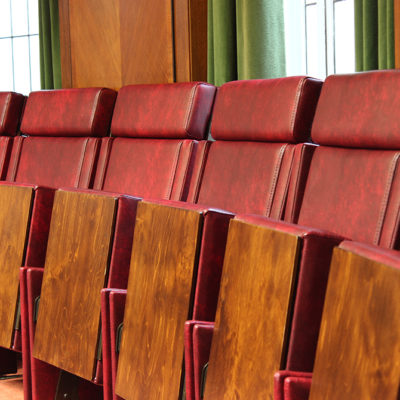 luton town hall bespoke seating case study 1