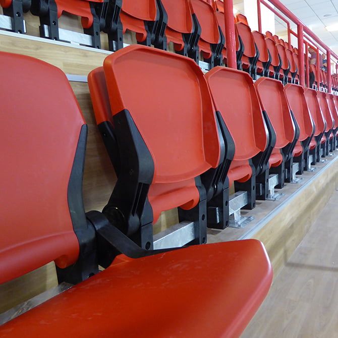 macclesfield leisure centre spectator seating case study 1