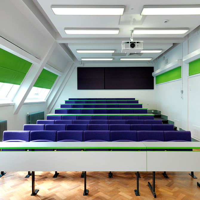 manchester university lecture theatre seating case study 1