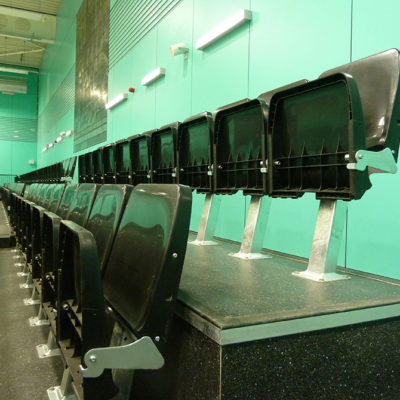 michael woods sports centre spectator seating installation 4