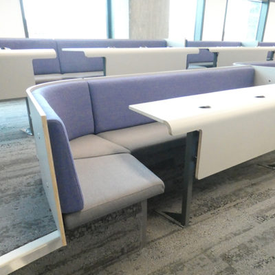 newcastle university collaborative bench seating installation 3