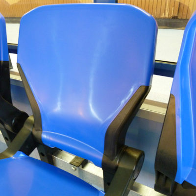 newton aycliffe sports centre spectator seating project 2
