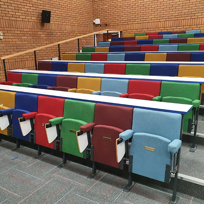 royal orthopaedic hospital lecture theatre seating case study 1
