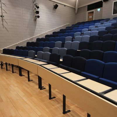 the perse school cambridge auditorium seating installation